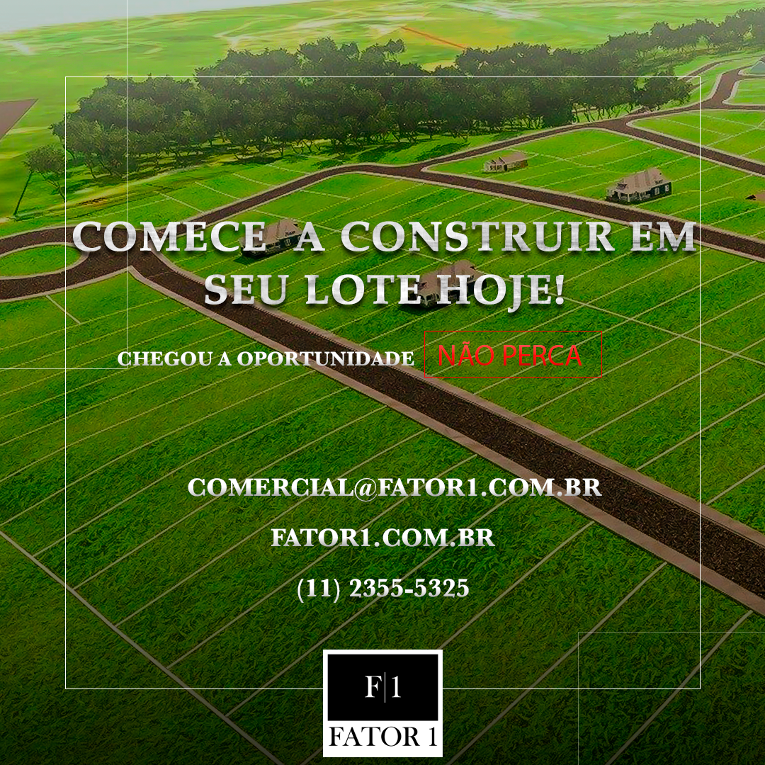 Comece a construir em seu lote hoje! Aproveite essa oportunidade