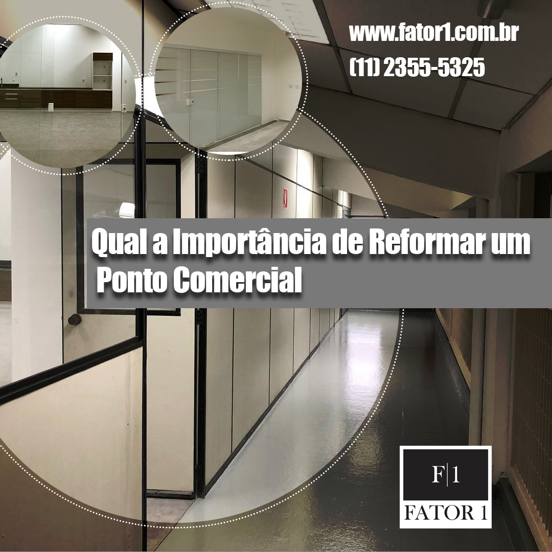 Qual é a importância da reforma de um ponto comercial? 