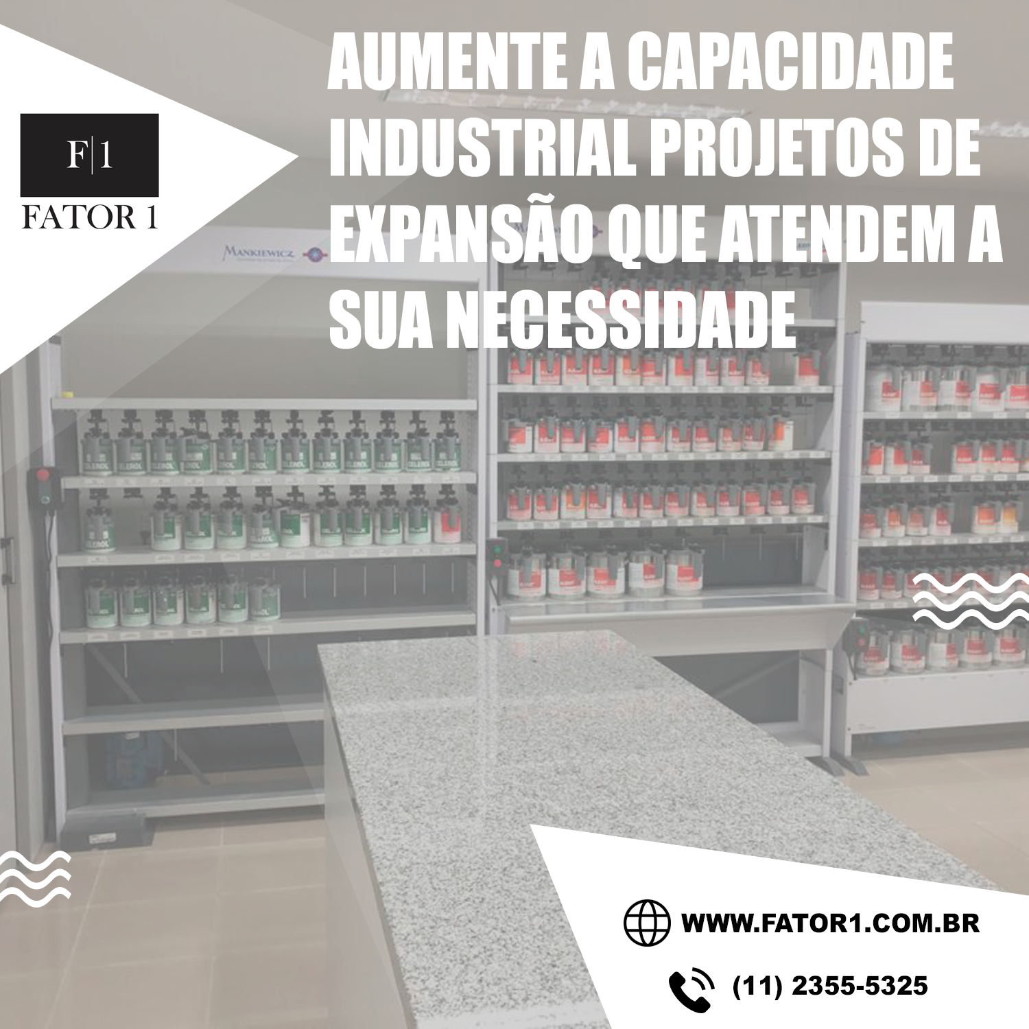 Aumente a capacidade industrial projetos de expansão que atendem a sua necessidade!