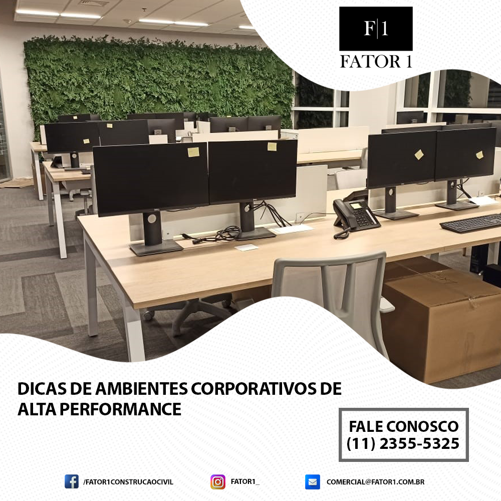 Dicas de Ambientes Corporativos de Alta produtividade